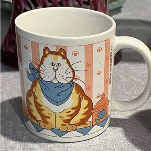 Lisa Berrett Vintage Fat Cat Mug